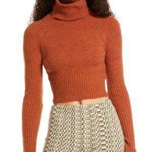 BDG Urban Outfitters Crop Turtleneck Sweater